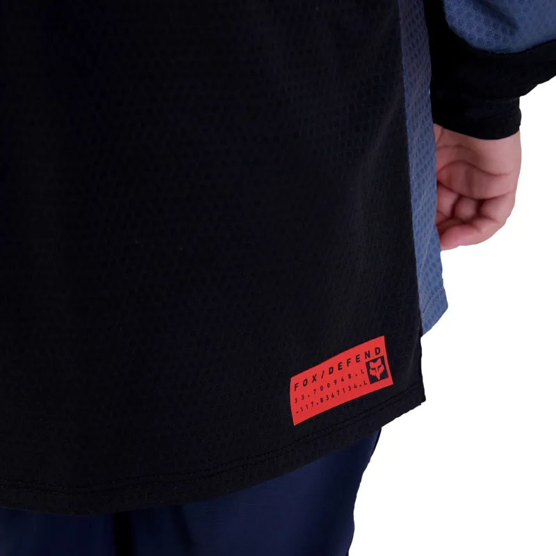 Fox Defend Race Youth LS MTB Jersey Ice Blue-5